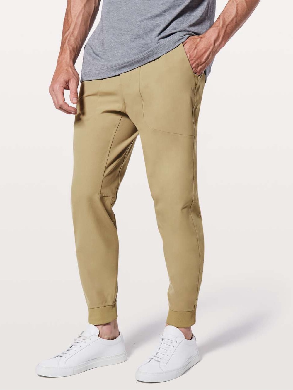 Lululemon Men's ABC Joggers Warpstreme Pants Tofino Sand Tan Beige Size XS